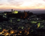 Overlooking Casares as the sun goes down. www.spanishsosimple.com