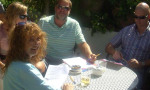 ¡De excursión! Out on an excursion in one of the white villages of Andalucía practising Spanish with the locals.