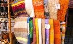 Hand woven "jarapas" in the Alpujarra Granadina