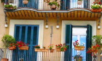 Façade of house in Málaga City centre.