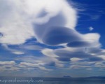 Interesting clouds over the Meditearranean.