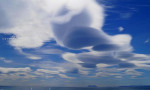 Interesting clouds over the Meditearranean.