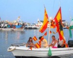 Celebration of the Virgen del Carmen every 16th July, the Patron saint of Sailors and Fishermen.