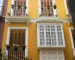 Façade of house in Málaga City centre.