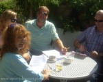 ¡De excursión! Out on an excursion in one of the white villages of Andalucía practising Spanish with the locals.